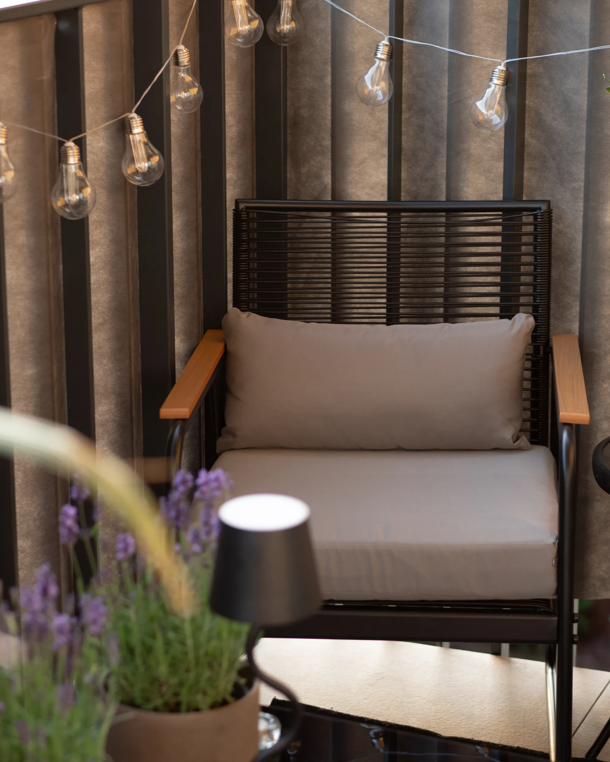 Loungeset met tafel 4-zits POMONTE Metaal Zwart
