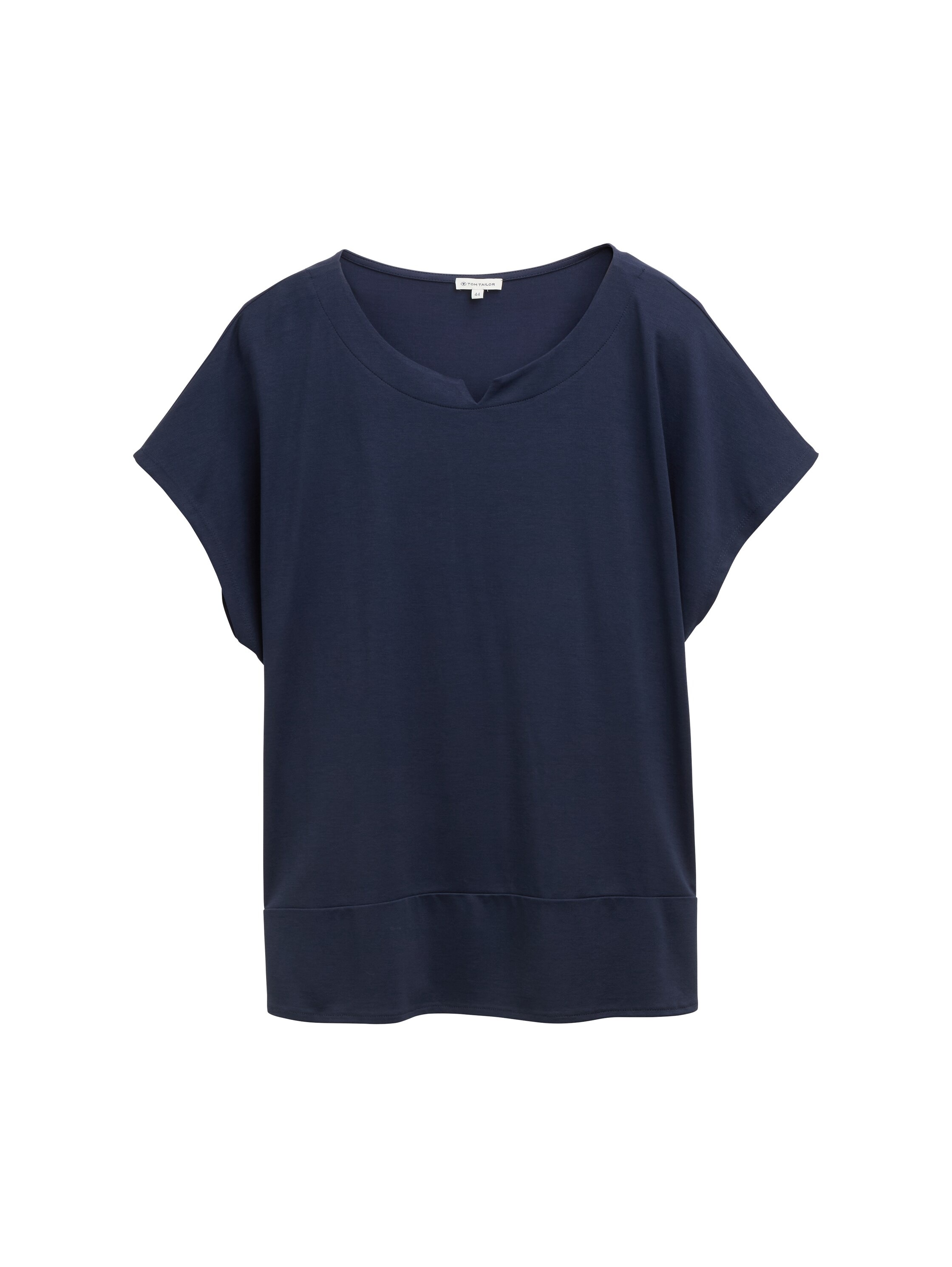 TOM TAILOR PLUS T-Shirt mit kleinem Schlitz