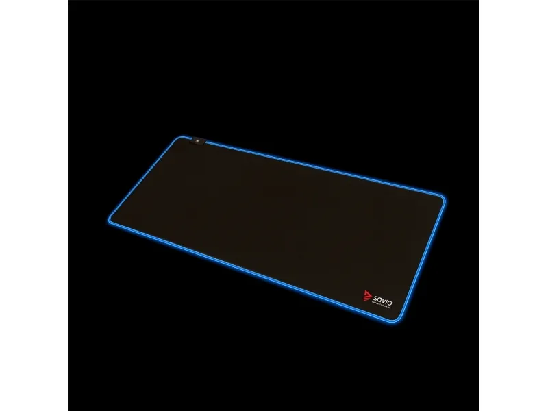 SAVIO GAMING Turbo Dynamic - Musemåtte - LED Edition - størrelse XL