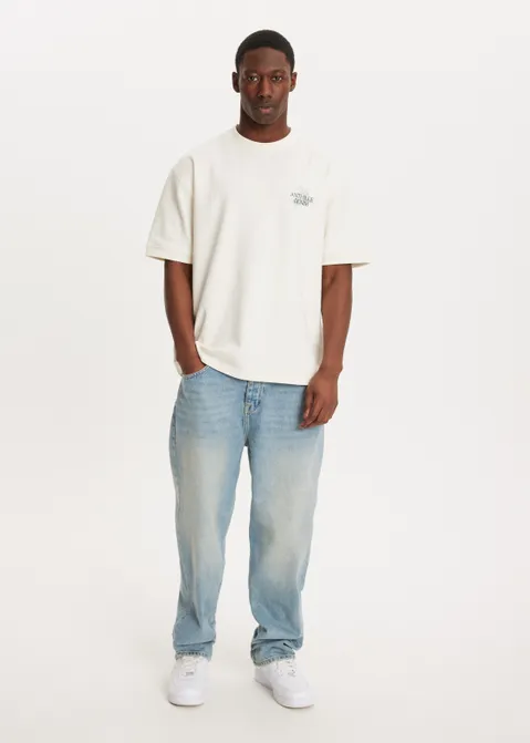 T-shirt met print loyal off-white (CREME.L)