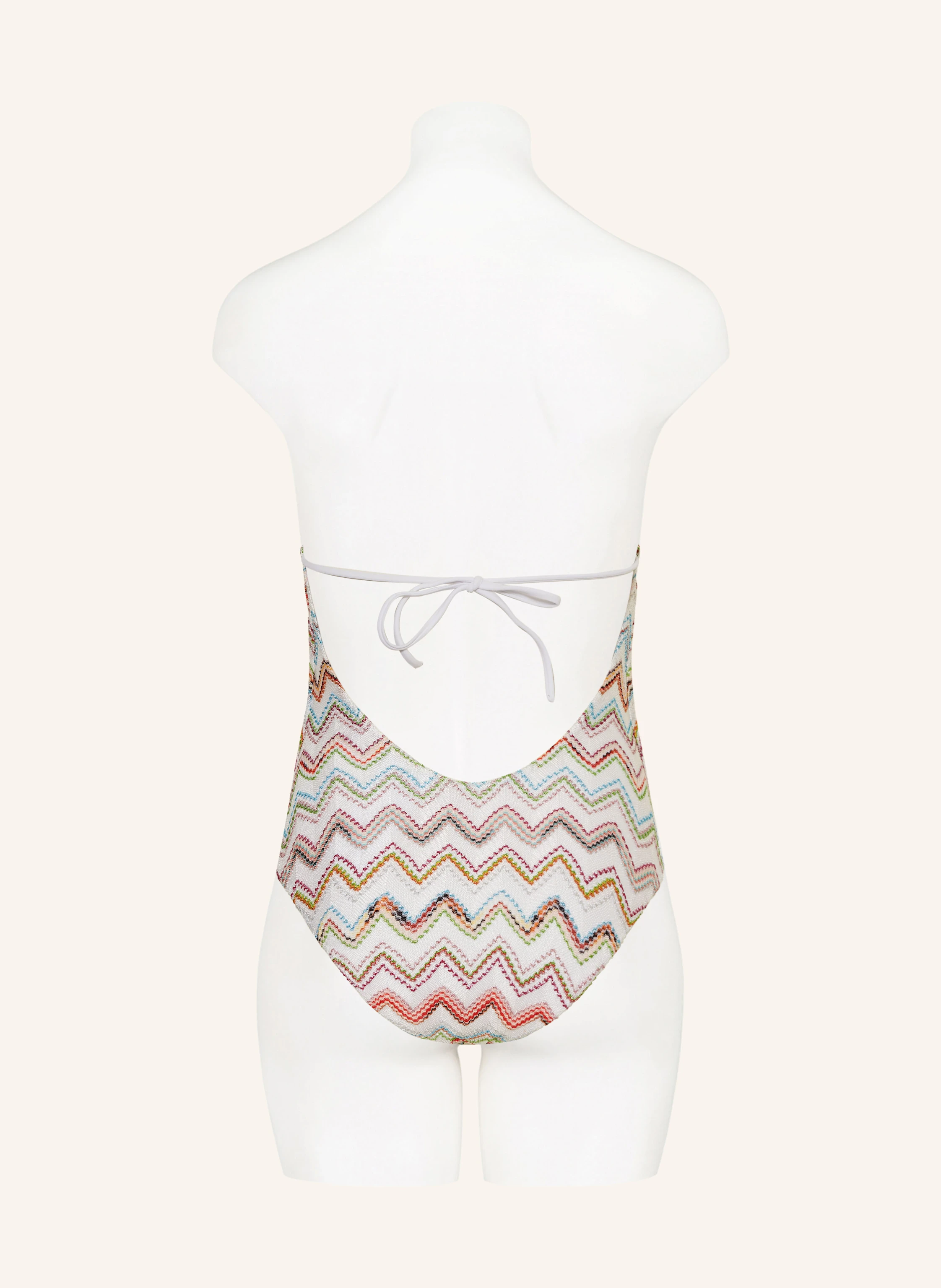 MISSONI Neckholder-Badeanzug mit Glitzergarn