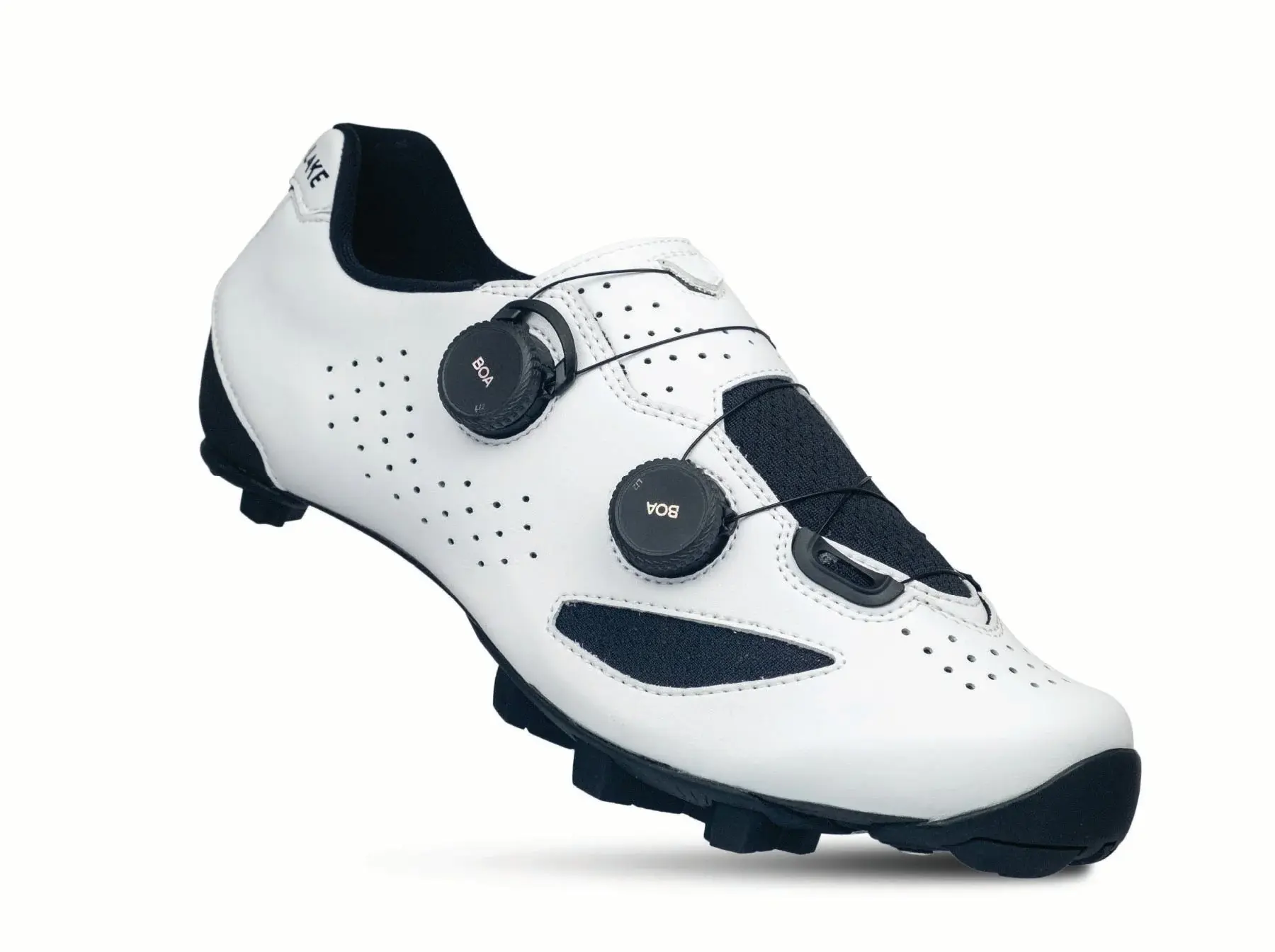 Lake MX239 Gravelschoenen Wit/Zwart Clarino Heren
