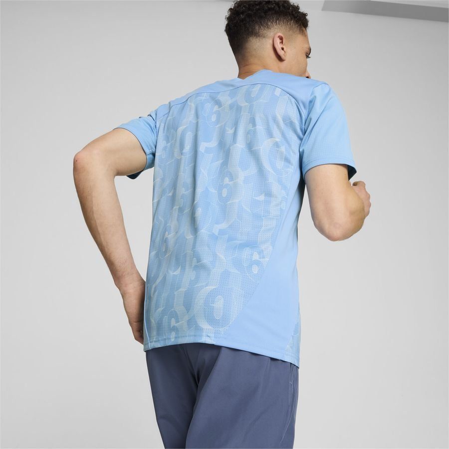 Manchester City T-shirt d'Entraînement Avant-Match - Bleu Clair/Blanc