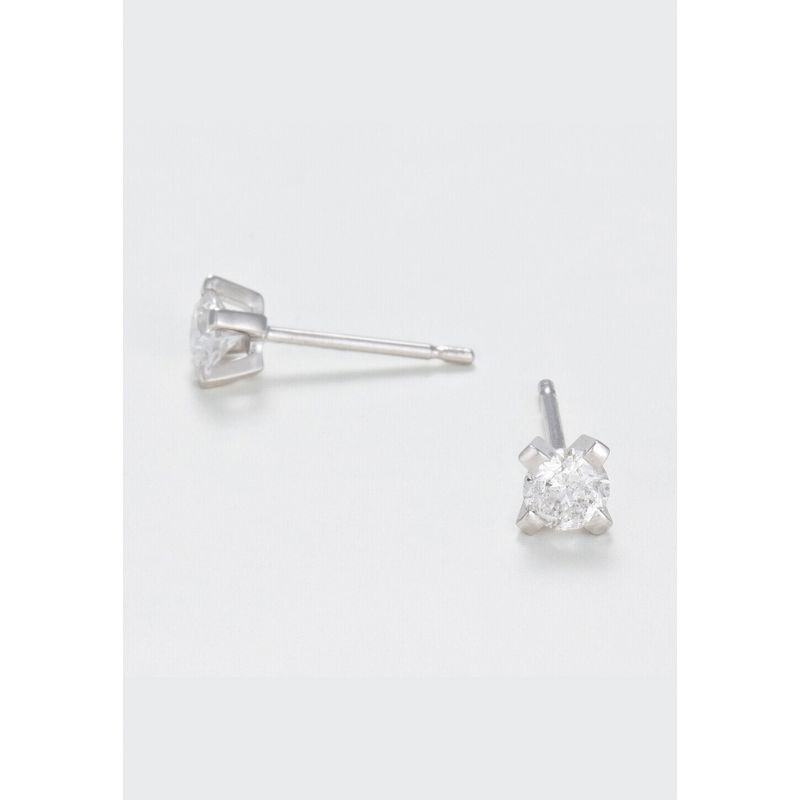 Boucles d'oreilles Or Blanc et Diamant