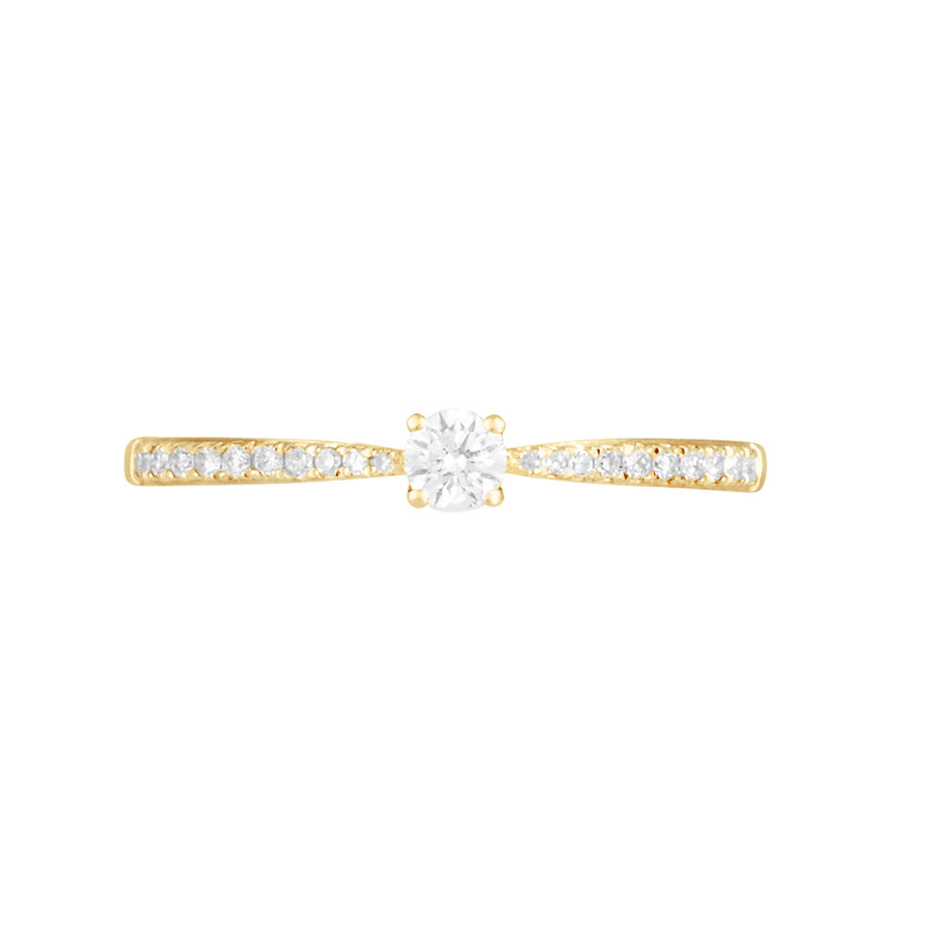Bague Solitaire Hemera Or Jaune Diamant