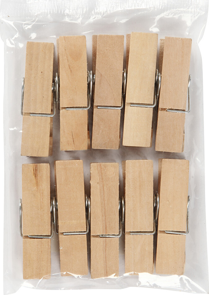Huskeklemme - L 7,2 CM - B 2 CM - 10 Stk