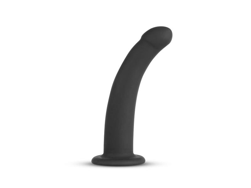 Easytoys Fetish Collection Umschnalldildo Schwarz Glatter Silikon-Umschnalldildo mit Gurtzeug