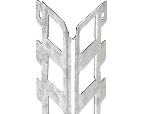 CATNIC kantrichtprofiel, gegalvaniseerd staal, voor pleisterdikte 10 mm, 2500 x 40 x 40 mm, bundel = 25 stuks