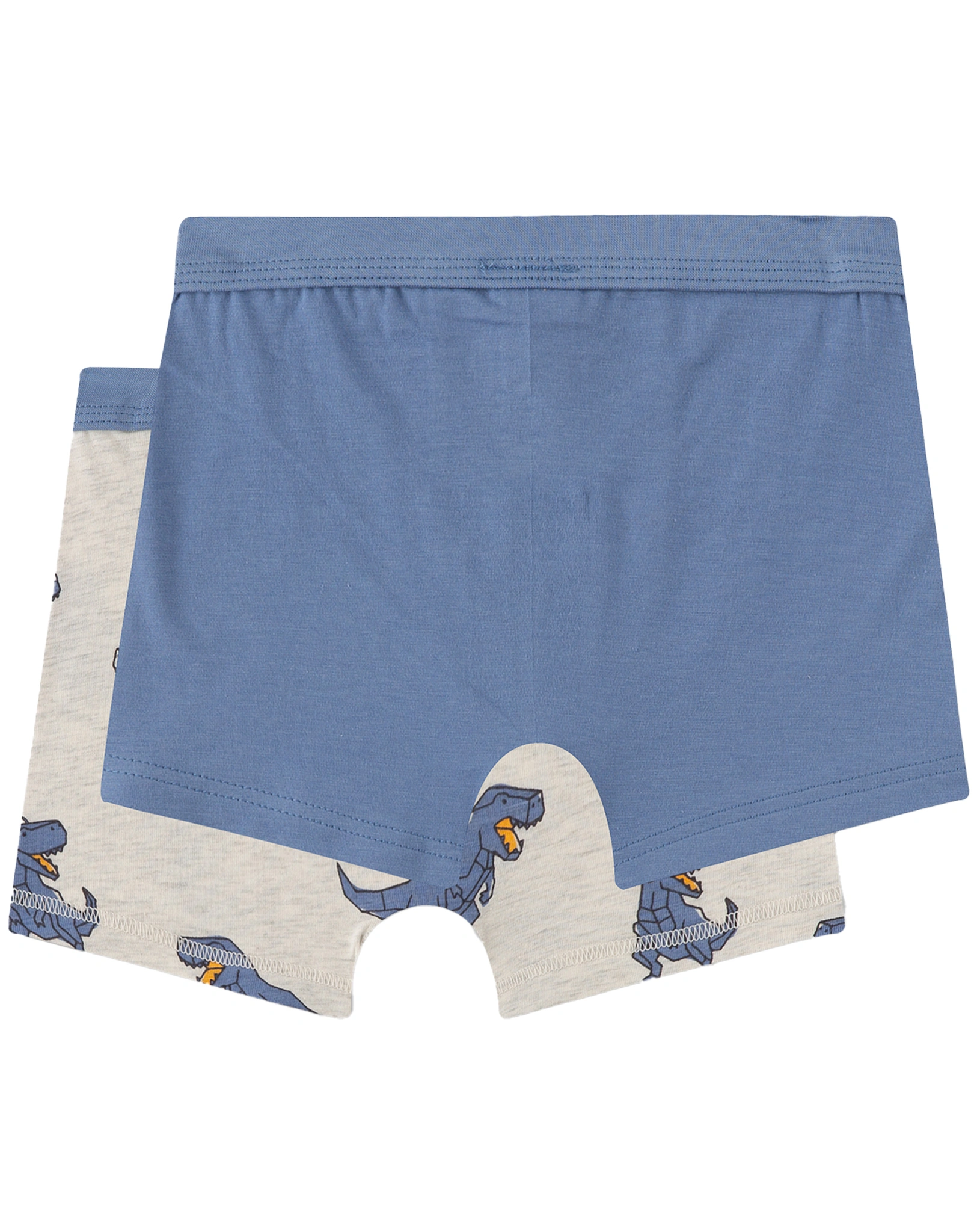 Boxershorts DINOS 2er Pack in grau melange