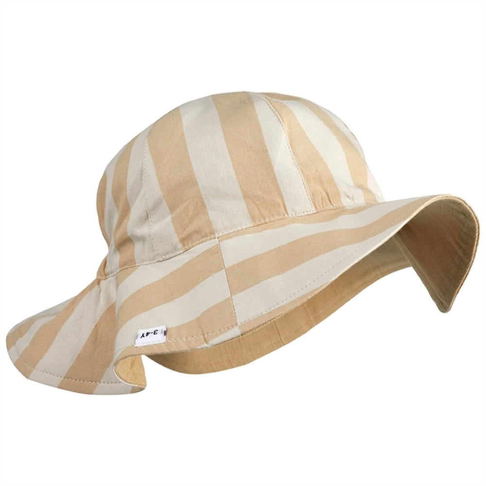 Amelia Solhat Stripe Mustard/White - LieWood