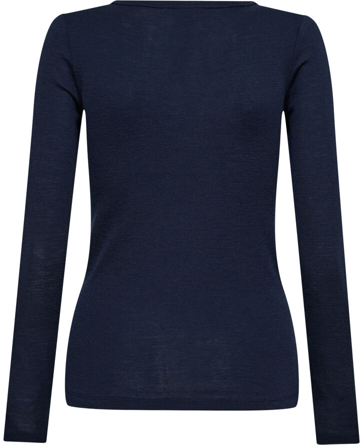Magasin du Nord Collection Celia 3 - 100% RWS Merino Wool Navy