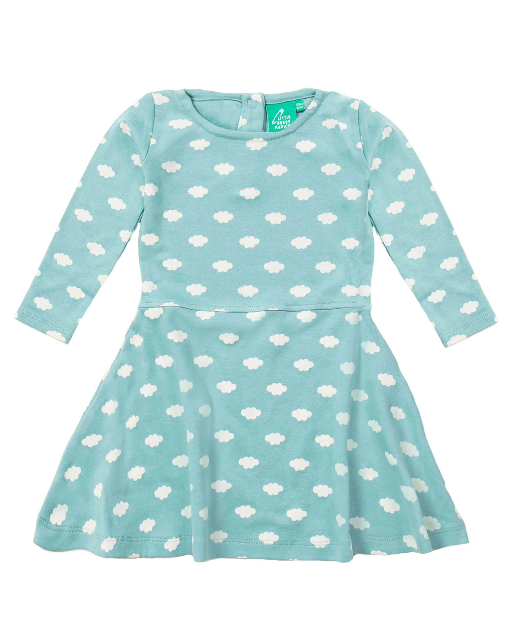 Langarmkleid FLUFFY CLOUD in blau