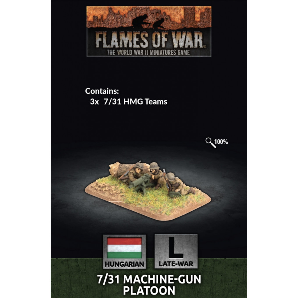 Flames of War - Hungarian 7/31 MG Platoon