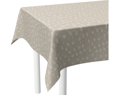 Tafelkleed stijl paardenbloem beige 100 x 140 cm