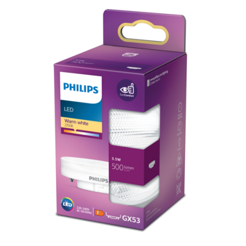 Philips LED spot 500lm GX53 niet dimbaar