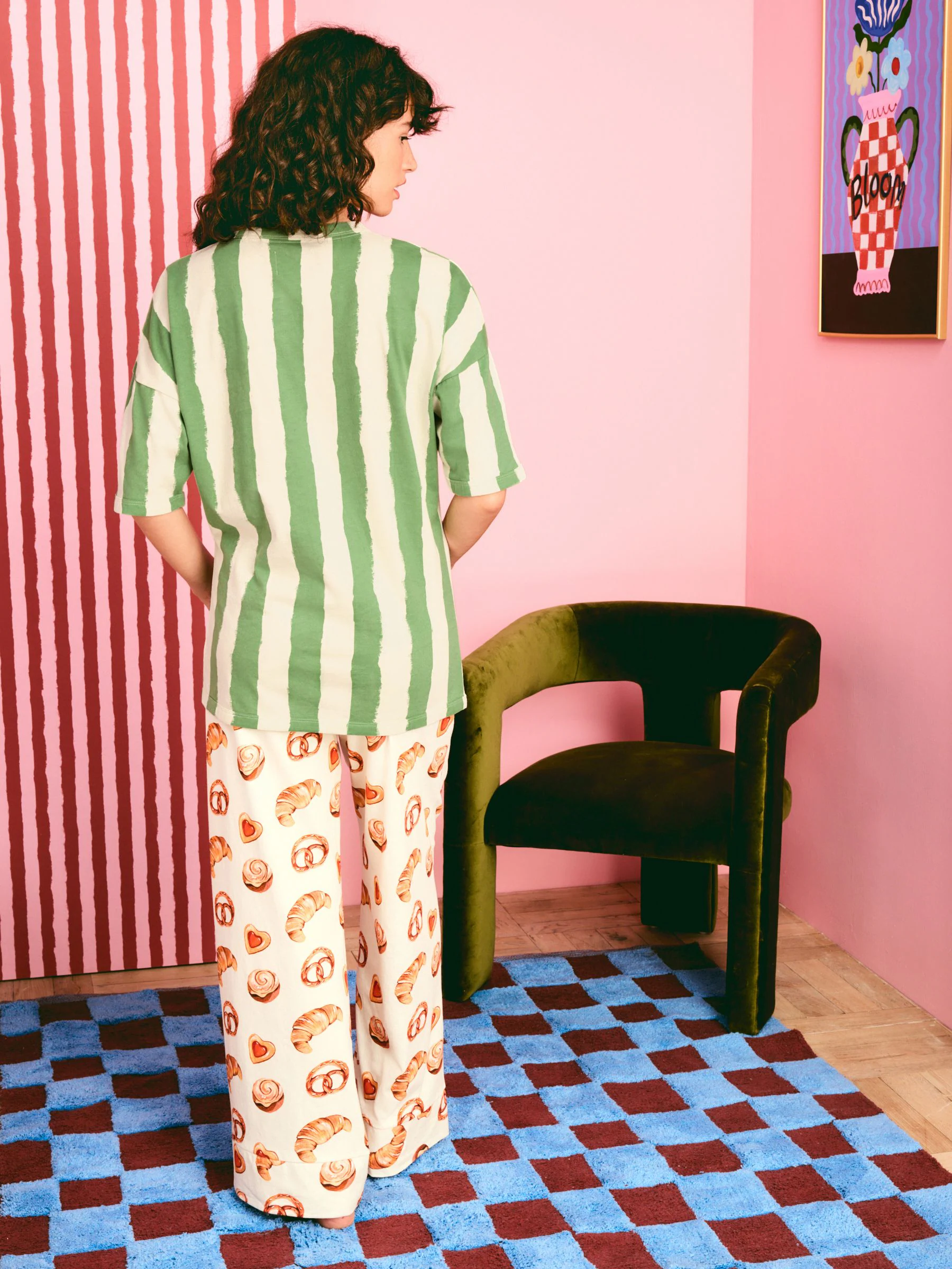 Geel - Eleanor Bowmer 100% Cotton Pyjamas