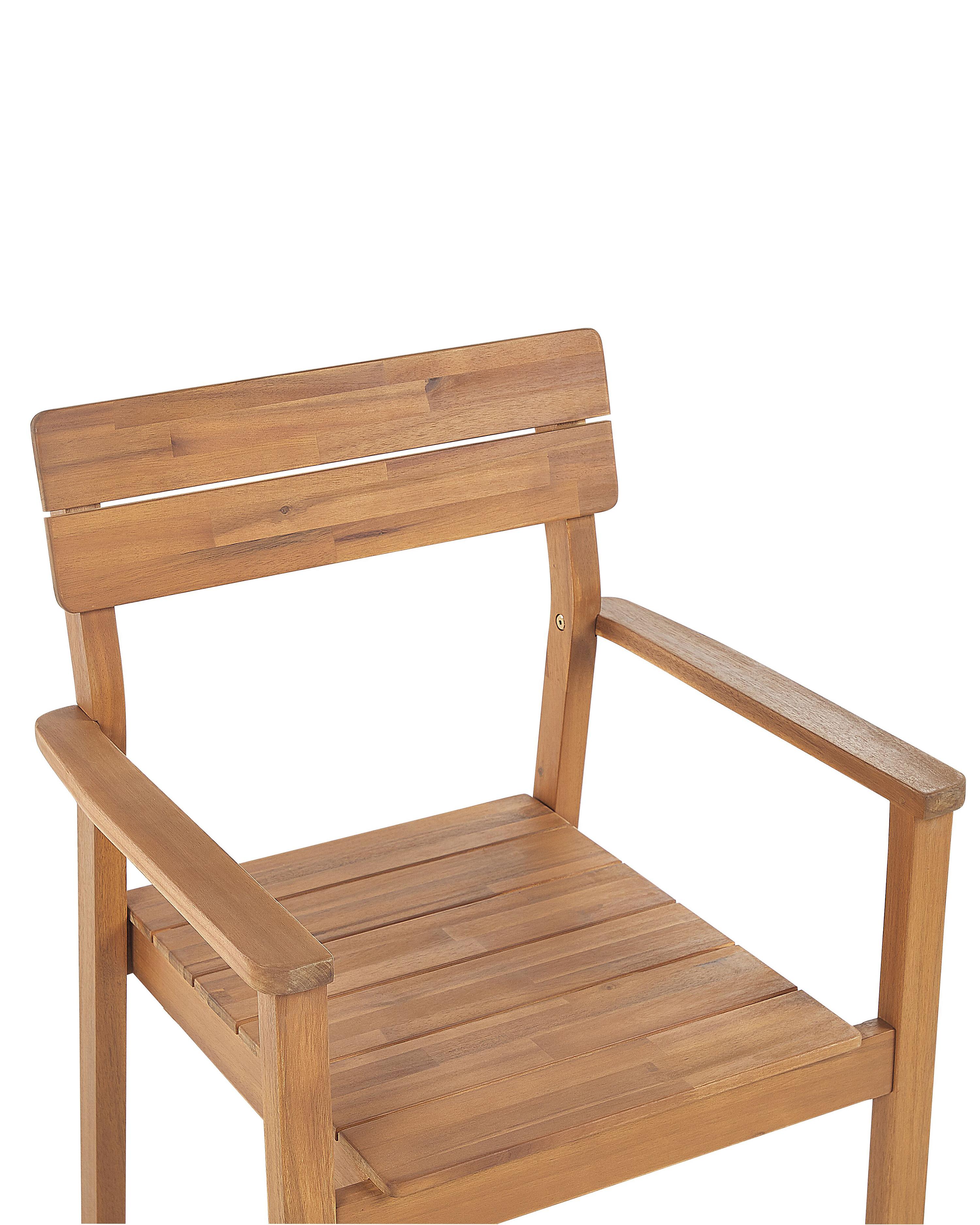 Set van 2 tuinstoelen FORNELLI Acaciahout Bruin