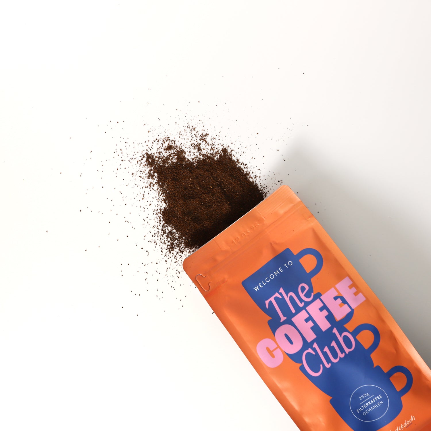 Bundle Tasse & Kaffee „The Coffee Club“, orange, gemahlen, 250g