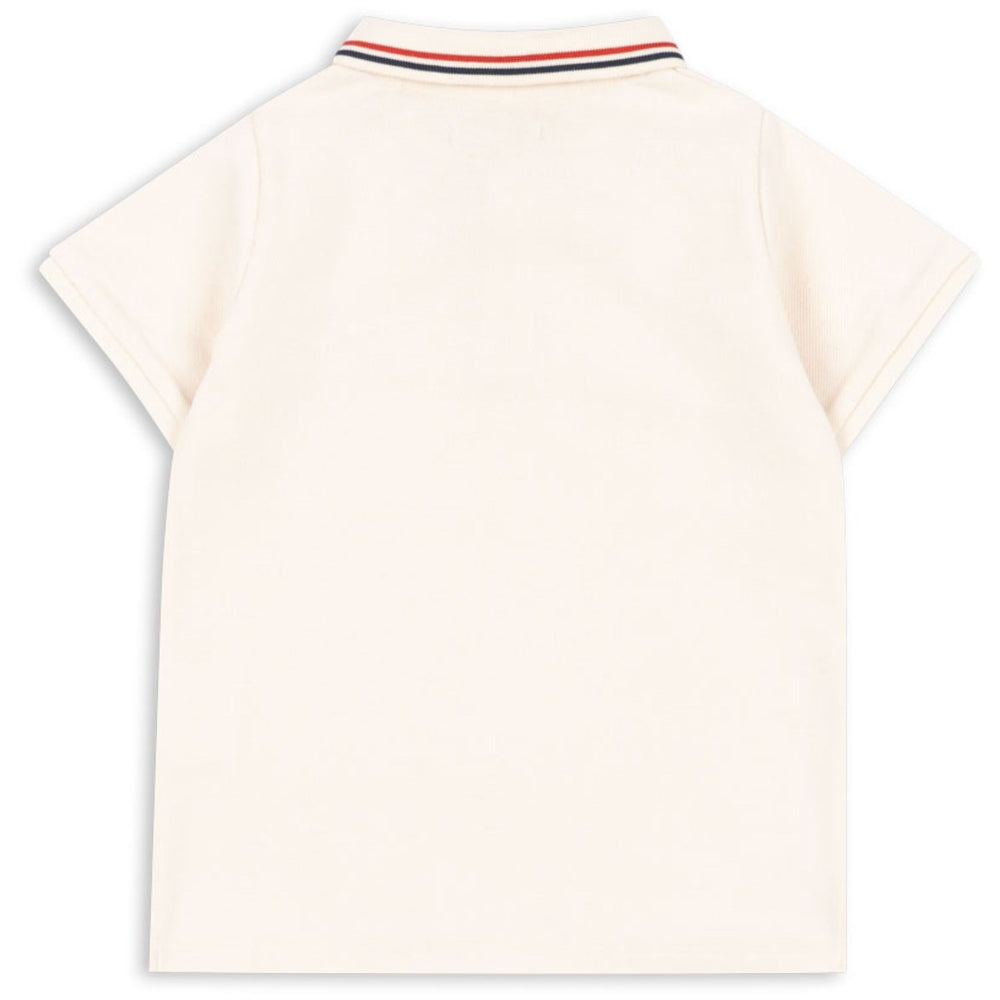 Køb Konges Sløjd Antique White Florian Polo Skjorte Gots