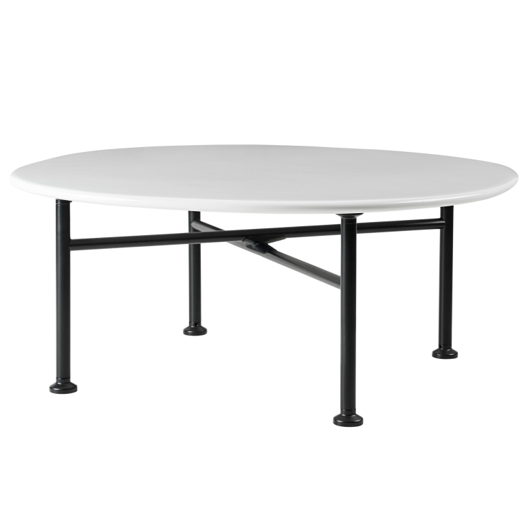 Gubi Carmel salontafel 75 clam white