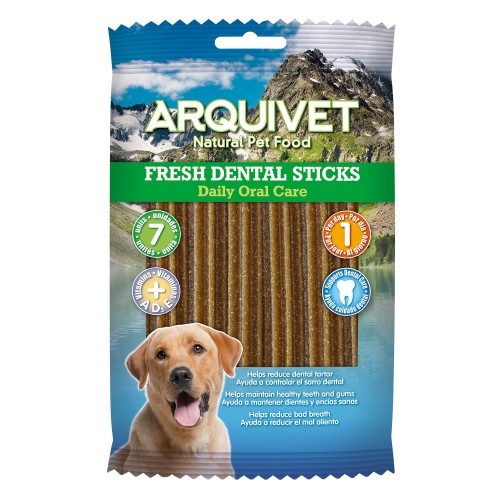 Palitos dentais Snack Fresh para cães. Sabor neutro.