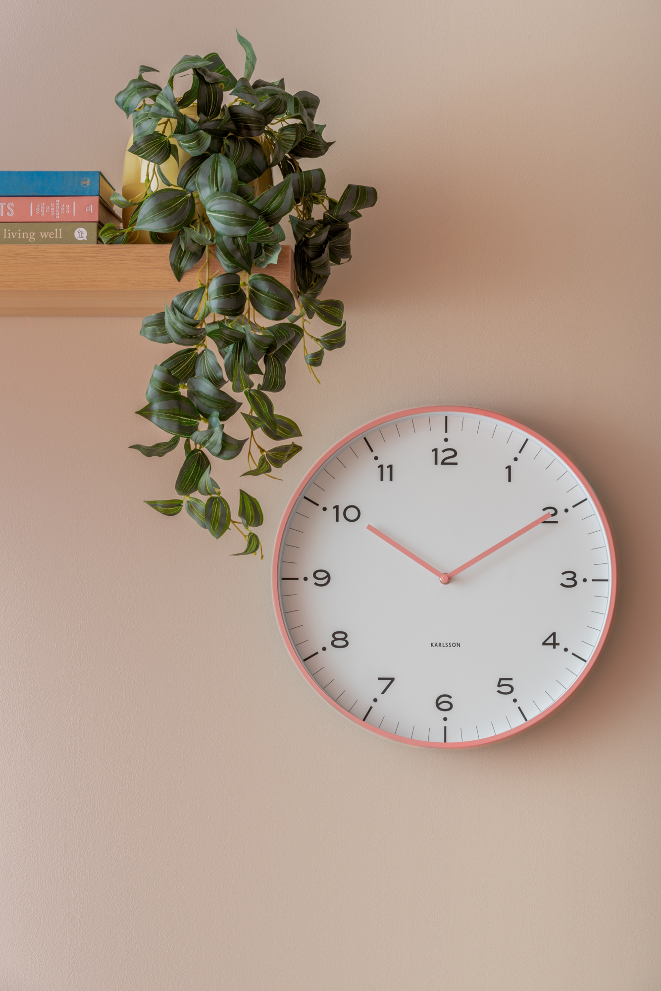 Wall clock Circus Rings matcha green