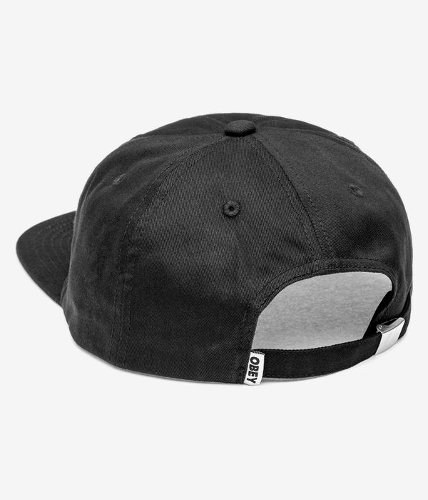 Obey Icon Patch Strapback Cap (black)