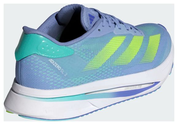 Chaussures Running adidas Adizero SL 2 Bleu/Vert Femme
