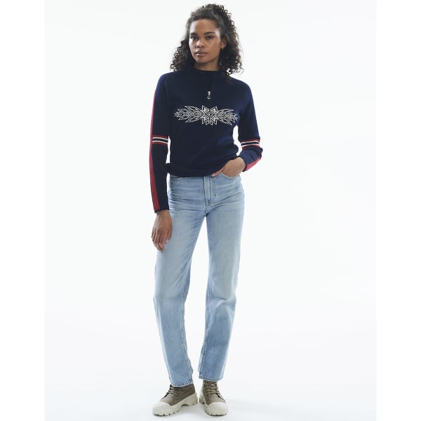 Pull DALE OF NORWAY OL SPIRIT F SWEATER NAVY OFF WHITE RASPBERRY