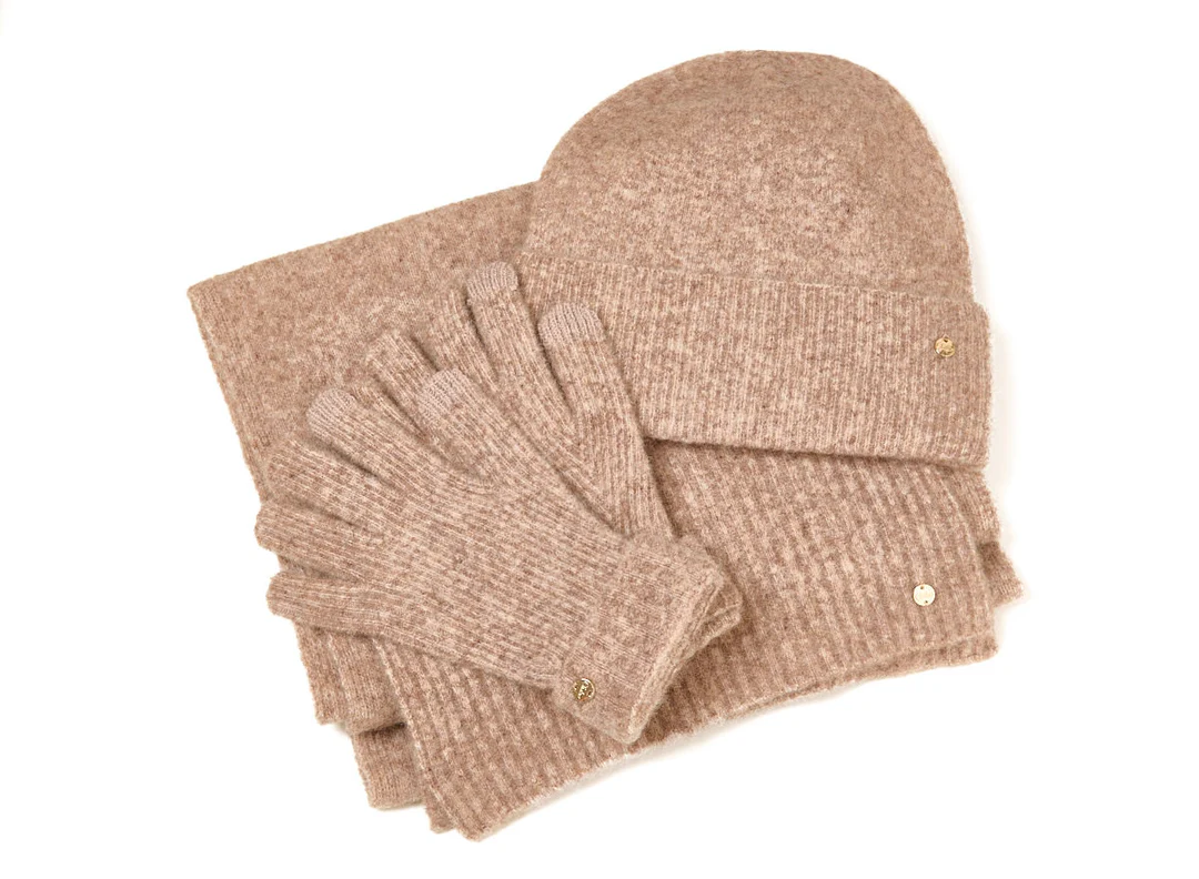 Chabo - Bilbao Knitted Beanie - Mocca Mousse