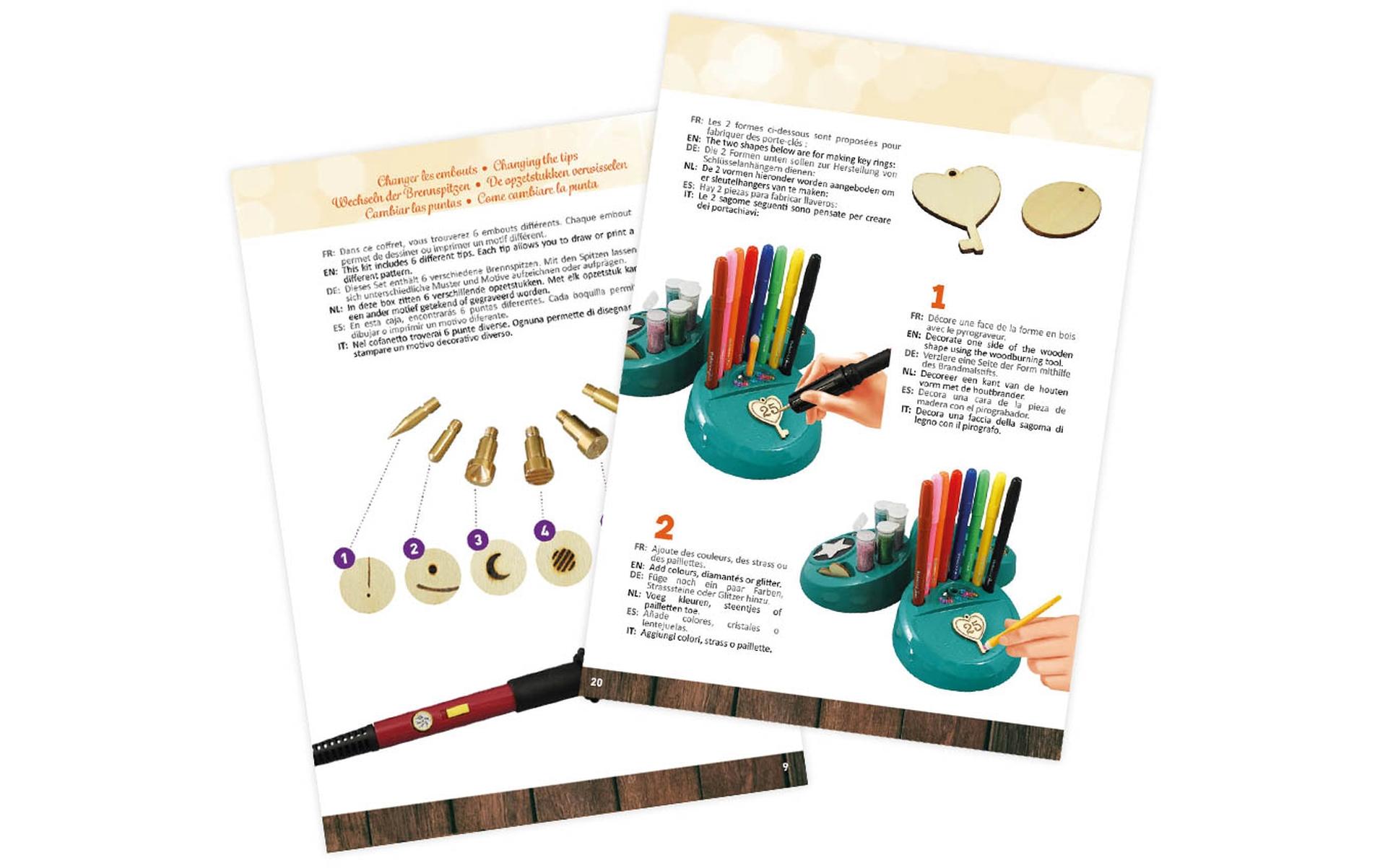 Experimentierkasten Professional Studio – Atelier gravure2-in-1-Gravur-Pyrograph