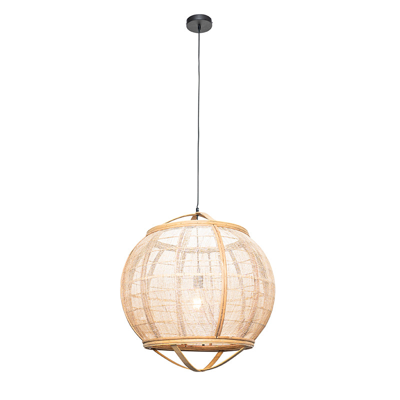QAZQA Oosterse hanglamp bruin 58 cm - Pascal