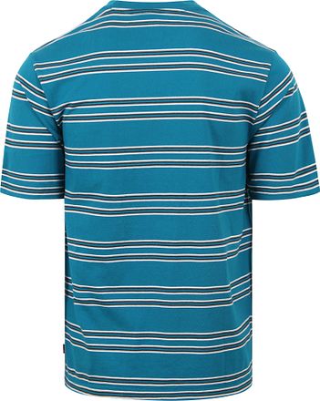 Levi's Pocket T-Shirt Blauw Streep A3697-0022 kopen