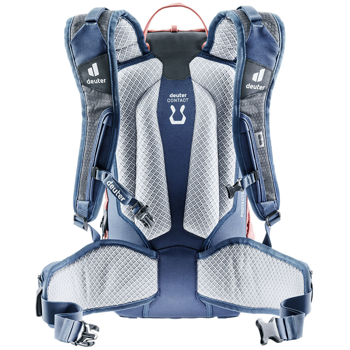 Deuter Attack 16 Fietsrugzak Rood/Blauw