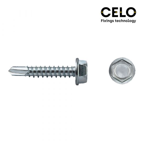 Celo Caixa 500 Uni. Ponta Broca Hexagonal Din/ref 7504k 4,2x19 Galvanizado - 17241