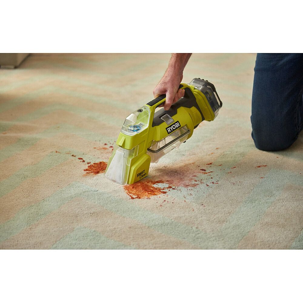 TEKSTILRENSER RYOBI SWIFT CLEAN RDC18-0 ONE+ 18V UTEN BATTERI