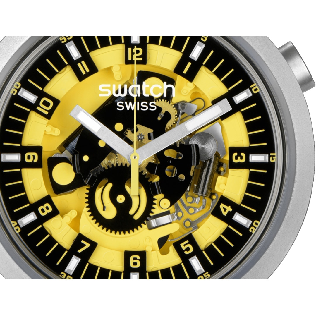 Swatch Big Bold Irony Lacquered Bolden Yellow