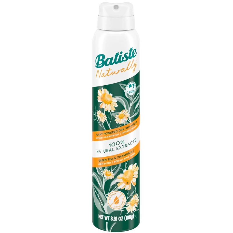 Batiste Naturally Green Tea & Chamomille Dry Shampoo 200 ml