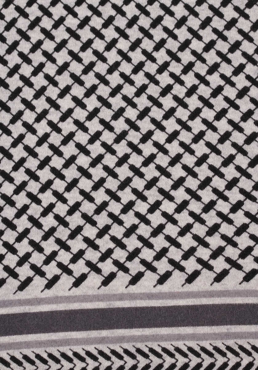 Lala Berlin  Triangle Trinity Classic M Tørklæde - Flanella / lightgrey melange