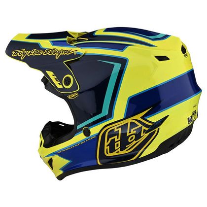 Casque cross TroyLee design GP RITN 2023 - Jaune