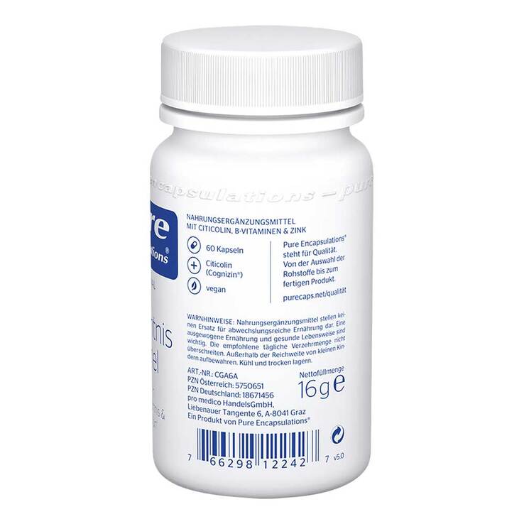 Pure Encapsulations Gedächtnis Formel Kapseln, 60 St