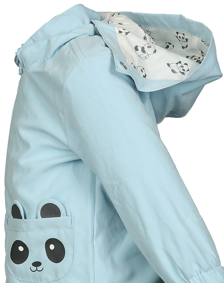 Jacke NBMMATY mit abnehmbarer Kapuze in hellblau