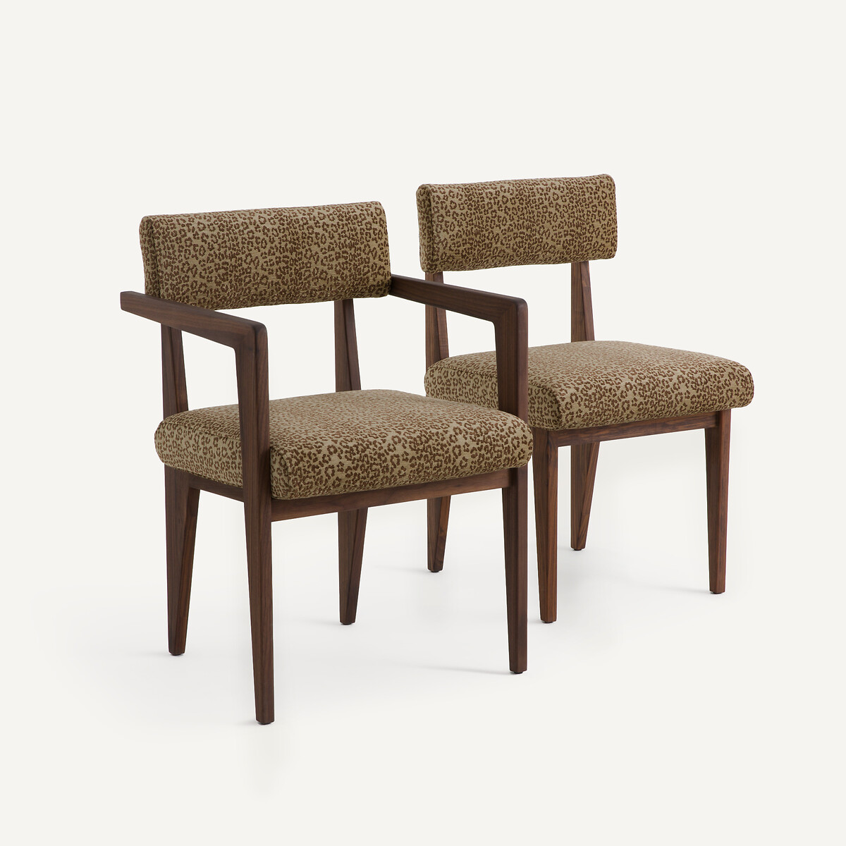 AM.PM<br>Mesa e cadeira, estofadas com estampa felina, Izag