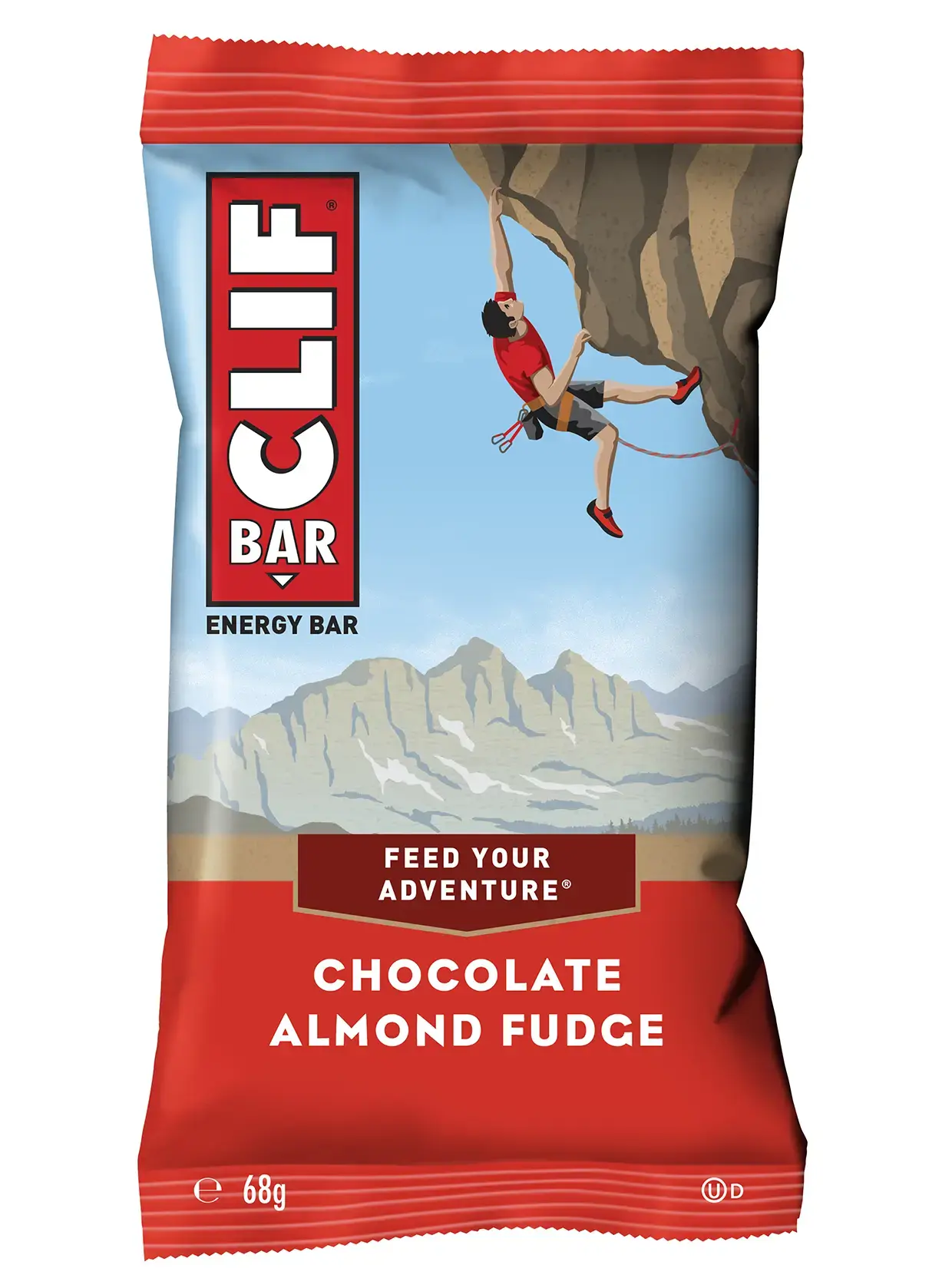Clif Chocolate Almond Fudge Sportrepen (12 stuks)