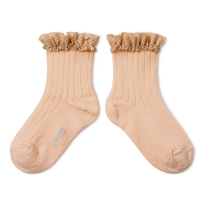 Collégien Chaussettes Brigitte | Rose poudré