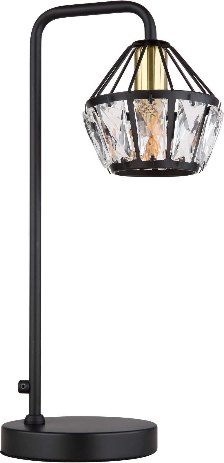 Tischleuchte - schwarz - 43 cm hoch