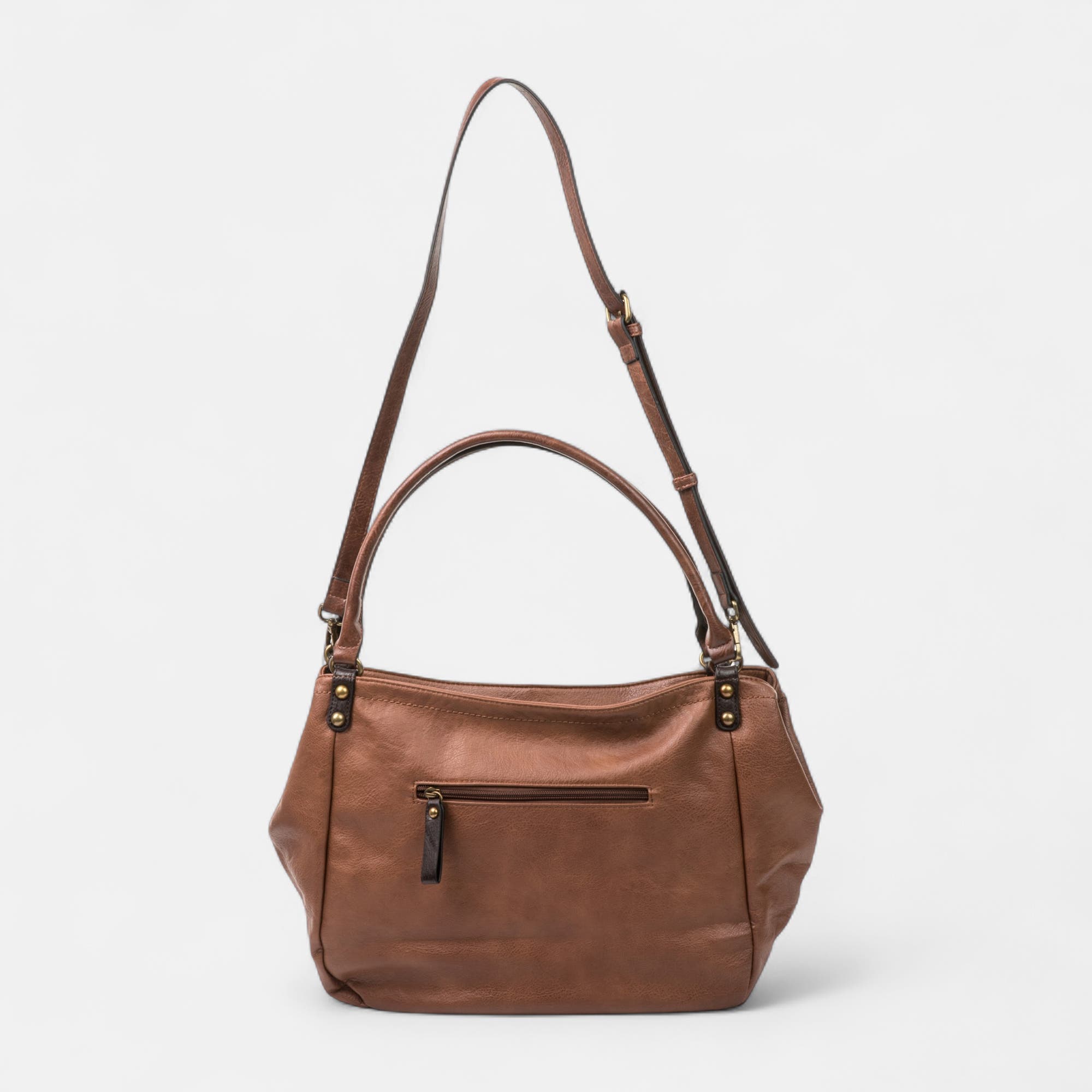 Sac de shopping marron