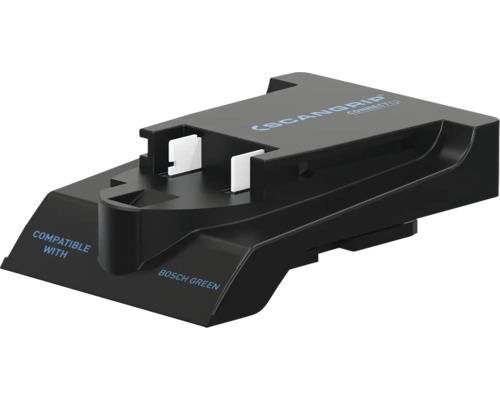 Scangrip connectoradapter met accubeveiligingssysteem voor 18/20V accu's. Compatibel met Bosch Green.
