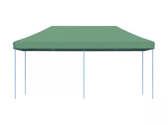 Tente de réception pliable escamotable vert 580x292x315 cm