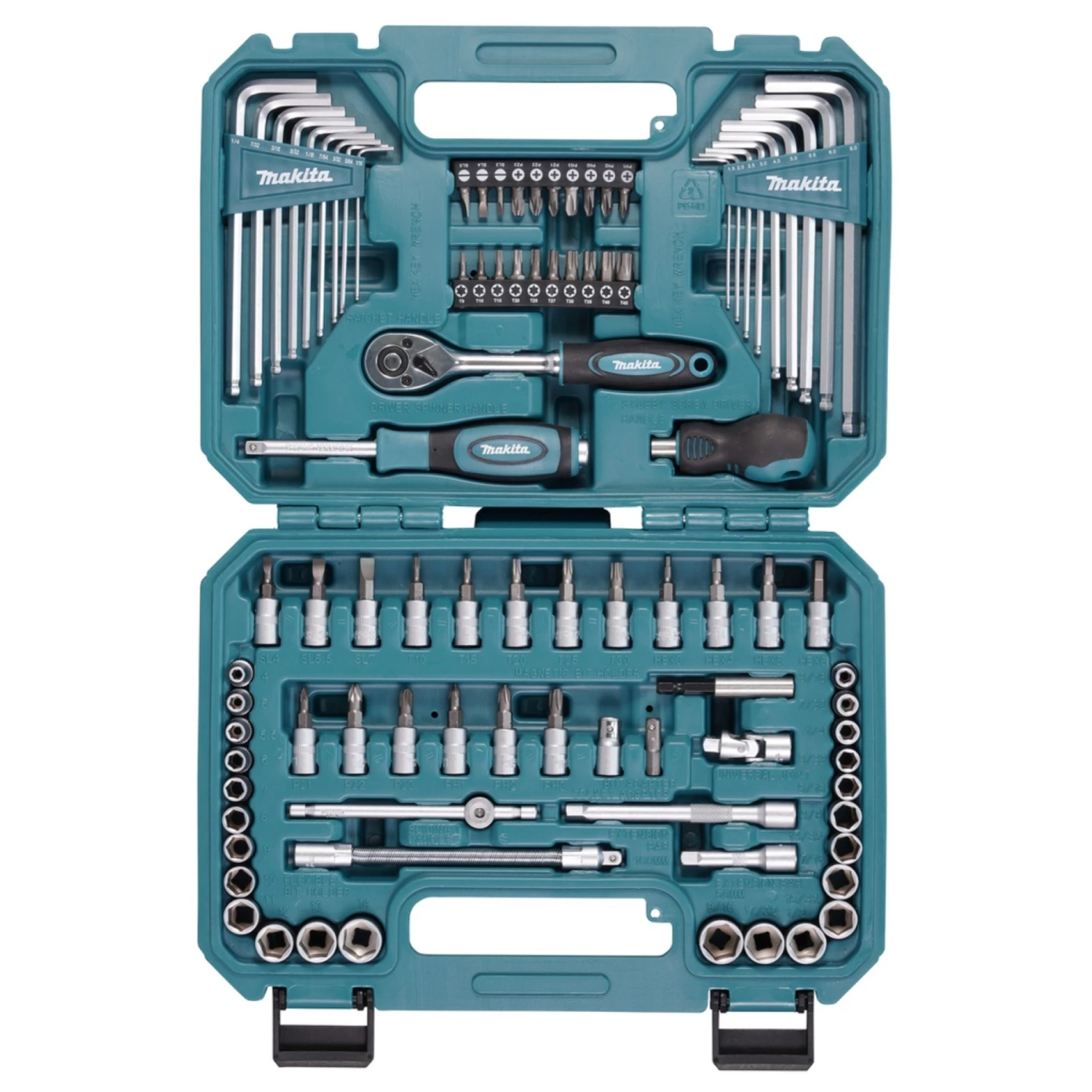 Makita E-15752 Gereedschapset in koffer - 91-delig